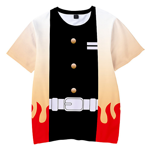 Inspired by Demon Slayer Cosplay Cosplay Costume T-shirt Terylene Graphic Printing Harajuku Graphic T-shirt For Women's / Men's
Inspired by Demon Slayer Cosplay Cosplay Costume T-shirt Terylene Graphic Printing Harajuku Graphic T-shirt For Women's / Men's