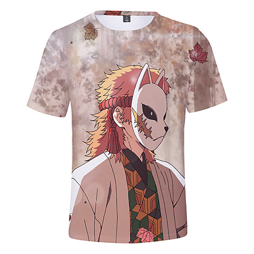 Inspired by Demon Slayer Cosplay Cosplay Costume T-shirt Terylene Graphic Printing Harajuku Graphic T-shirt For Women's / Men's
Inspired by Demon Slayer Cosplay Cosplay Costume T-shirt Terylene Graphic Printing Harajuku Graphic T-shirt For Women's / Men's