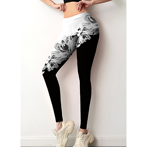 Women's Colorful Fashion Comfort Skinny Leisure Sports Weekend Leggings Pants Floral Color Block Ankle-Length Sporty Elastic Waist Print Black / White
Women's Colorful Fashion Comfort Skinny Leisure Sports Weekend Leggings Pants Floral Color Block Ankle-Length Sporty Elastic Waist Print Black / White