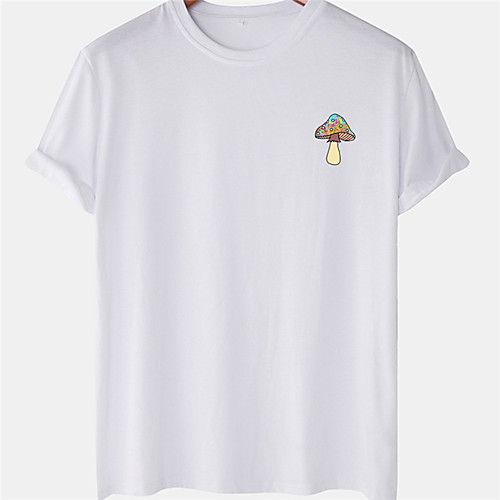Men's Unisex Tee T shirt Hot Stamping Mushroom Plus Size Short Sleeve Casual Tops 100% Cotton Basic Designer Big and Tall White Black Yellow
Men's Unisex Tee T shirt Hot Stamping Mushroom Plus Size Short Sleeve Casual Tops 100% Cotton Basic Designer Big and Tall White Black Yellow