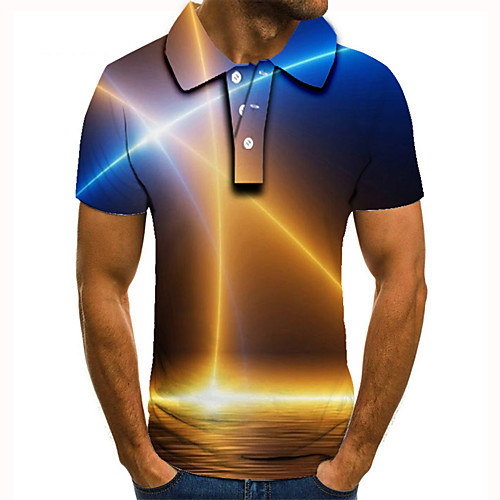 Men's Golf Shirt Tennis Shirt 3D Print Graphic Prints Linear Button-Down Short Sleeve Street Tops Casual Fashion Cool Blue / Sports
Men's Golf Shirt Tennis Shirt 3D Print Graphic Prints Linear Button-Down Short Sleeve Street Tops Casual Fashion Cool Blue / Sports