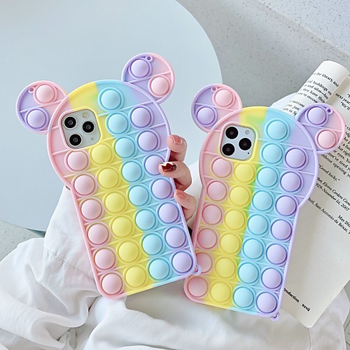 Push Pop Bubble Fidget Case for iPhone 12 Pro Max 11 SE 2020 X XR XS Max 8 7 3D Soft Silicone Rainbow Case Release Stress Shockproof Cover Squeeze Sensory Cover Fidget Toy
Push Pop Bubble Fidget Case for iPhone 12 Pro Max 11 SE 2020 X XR XS Max 8 7 3D Soft Silicone Rainbow Case Release Stress Shockproof Cover Squeeze Sensory Cover Fidget Toy