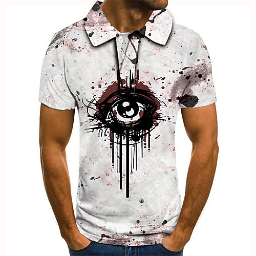 Men's Golf Shirt Tennis Shirt 3D Print Graphic Prints Eye Button-Down Short Sleeve Street Tops Casual Fashion Cool White / Sports
Men's Golf Shirt Tennis Shirt 3D Print Graphic Prints Eye Button-Down Short Sleeve Street Tops Casual Fashion Cool White / Sports