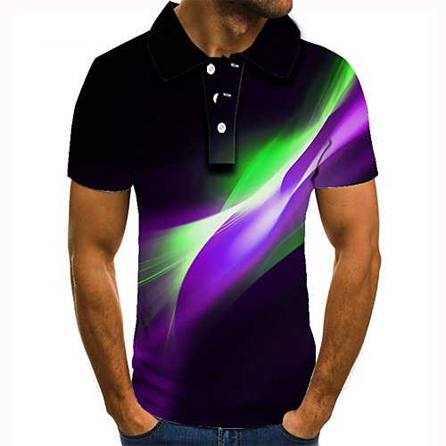 Men's Golf Shirt Tennis Shirt 3D Print Graphic Prints Linear Button-Down Short Sleeve Street Tops Casual Fashion Cool Purple / Sports
Men's Golf Shirt Tennis Shirt 3D Print Graphic Prints Linear Button-Down Short Sleeve Street Tops Casual Fashion Cool Purple / Sports