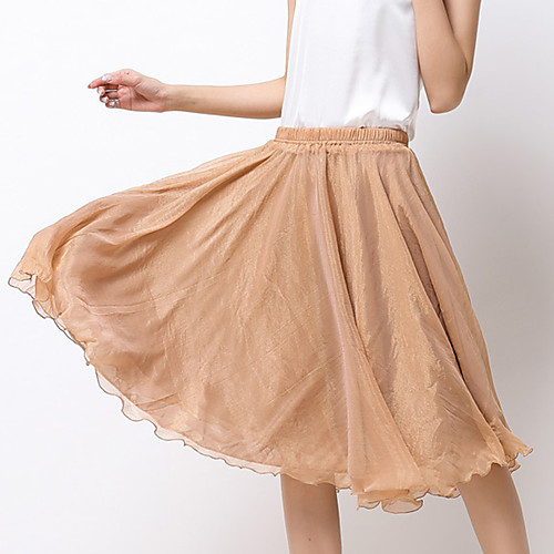 Women's Vacation Beach Casual Streetwear Skirts Solid Colored Layered Tulle Khaki Green Royal Blue
Women's Vacation Beach Casual Streetwear Skirts Solid Colored Layered Tulle Khaki Green Royal Blue
