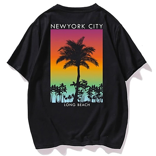 Men's Unisex Tee T shirt Hot Stamping Text Graphic Prints Tree Plus Size Print Short Sleeve Casual Tops 100% Cotton Basic Designer Big and Tall Black
Men's Unisex Tee T shirt Hot Stamping Text Graphic Prints Tree Plus Size Print Short Sleeve Casual Tops 100% Cotton Basic Designer Big and Tall Black