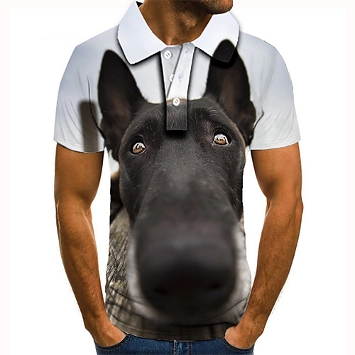 Men's Golf Shirt Tennis Shirt 3D Print Dog Animal Button-Down Short Sleeve Street Tops Casual Fashion Cool White / Sports
Men's Golf Shirt Tennis Shirt 3D Print Dog Animal Button-Down Short Sleeve Street Tops Casual Fashion Cool White / Sports