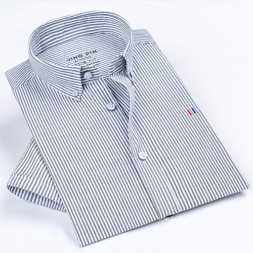 Men's Shirt Solid Colored Button-Down Short Sleeve Casual Tops 100% Cotton Business Formal Casual DX1901#white DX1902#blue DX1903# pink / Work
Men's Shirt Solid Colored Button-Down Short Sleeve Casual Tops 100% Cotton Business Formal Casual DX1901#white DX1902#blue DX1903# pink / Work