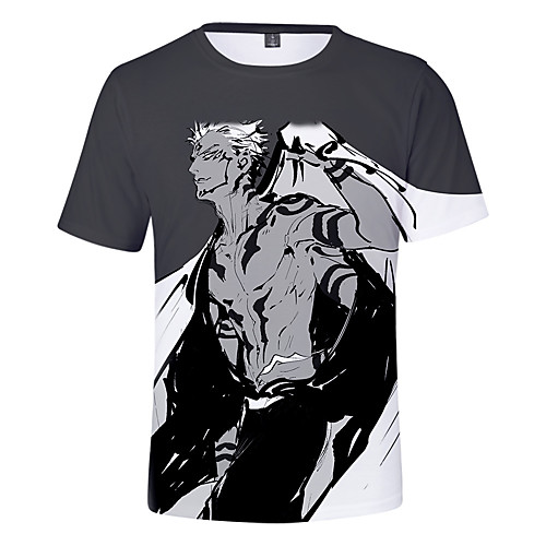 Inspired by Jujutsu Kaisen Cosplay Cosplay Costume T-shirt Terylene 3D Printing Harajuku Graphic T-shirt For Women's / Men's
Inspired by Jujutsu Kaisen Cosplay Cosplay Costume T-shirt Terylene 3D Printing Harajuku Graphic T-shirt For Women's / Men's