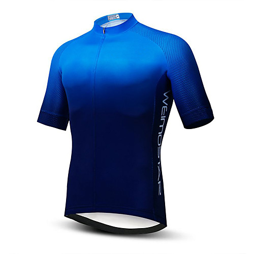 21Grams Men's Short Sleeve Cycling Jersey Summer Elastane Lycra Polyester Black Grey Black / Blue Gradient Bike Jersey Top Mountain Bike MTB Road Bike Cycling Quick Dry Moisture Wicking Breathable
21Grams Men's Short Sleeve Cycling Jersey Summer Elastane Lycra Polyester Black Grey Black / Blue Gradient Bike Jersey Top Mountain Bike MTB Road Bike Cycling Quick Dry Moisture Wicking Breathable