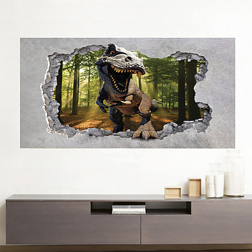 3D Broken Wall Dinosaur Forest Wall Paste Bedroom Living Room Children's Room Can Be Removed Decorative Stickers
3D Broken Wall Dinosaur Forest Wall Paste Bedroom Living Room Children's Room Can Be Removed Decorative Stickers