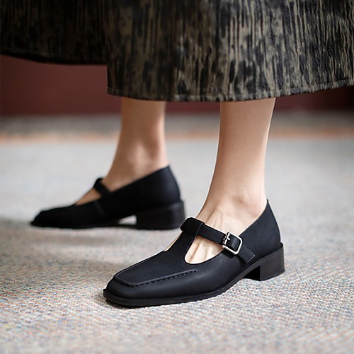 Women's Loafers & Slip-Ons Classic Loafers Chunky Heel Square Toe Vintage Office PU Synthetics Black Brown
Women's Loafers & Slip-Ons Classic Loafers Chunky Heel Square Toe Vintage Office PU Synthetics Black Brown