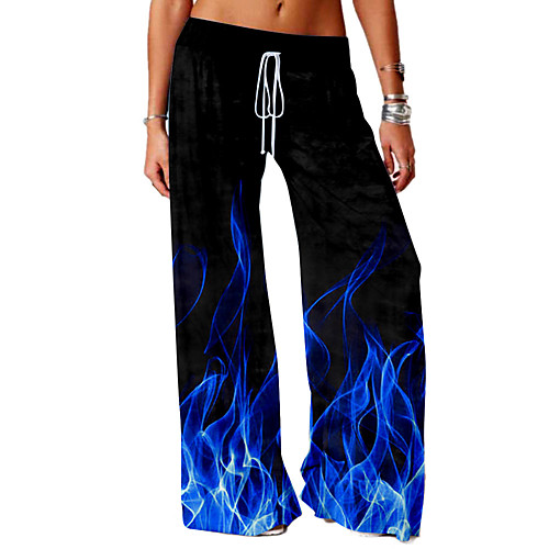 Women's Basic Soft Comfort Loose Daily Home Chinos Pants Graphic Flame Full Length Elastic Drawstring Design Print Blue Purple Red Yellow Green
Women's Basic Soft Comfort Loose Daily Home Chinos Pants Graphic Flame Full Length Elastic Drawstring Design Print Blue Purple Red Yellow Green