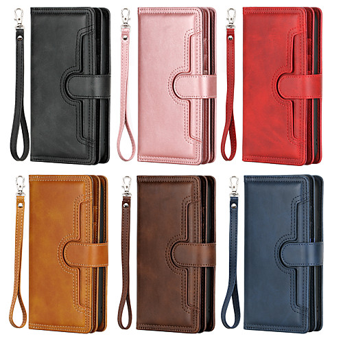 Leather Flip Wallet Phone Case for Samsung Galaxy iPhone 12 Pro Max 11 SE 2020 X XR XS Max 8 7 6 Magnetic Clasp Durable Kickstand Card Slots Full Body Cover
Leather Flip Wallet Phone Case for Samsung Galaxy iPhone 12 Pro Max 11 SE 2020 X XR XS Max 8 7 6 Magnetic Clasp Durable Kickstand Card Slots Full Body Cover