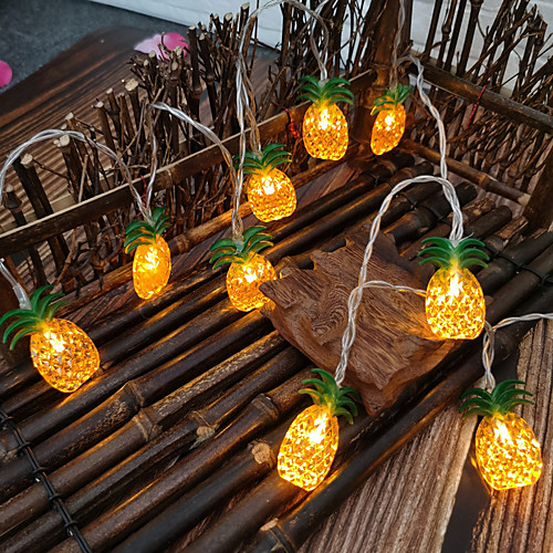 LED Pineapple Fairy String Lights 1.5M 3M Fruit Pineapple Shape String Light Battery or USB Operation Christmas Birthday Party Kids Room Home Holiday Decoration
LED Pineapple Fairy String Lights 1.5M 3M Fruit Pineapple Shape String Light Battery or USB Operation Christmas Birthday Party Kids Room Home Holiday Decoration