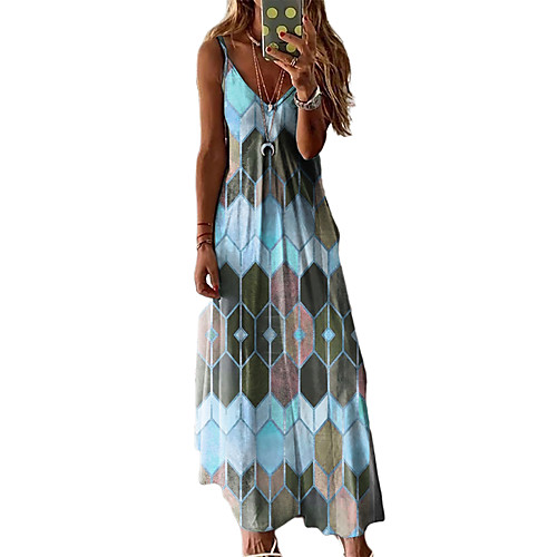 Women's Strap Dress Maxi long Dress Blue Purple Blushing Pink Wine Gray Green Orange Light Blue Sleeveless Color Gradient Summer V Neck Boho Loose 2021 S M L XL XXL 3XL 4XL 5XL
Women's Strap Dress Maxi long Dress Blue Purple Blushing Pink Wine Gray Green Orange Light Blue Sleeveless Color Gradient Summer V Neck Boho Loose 2021 S M L XL XXL 3XL 4XL 5XL