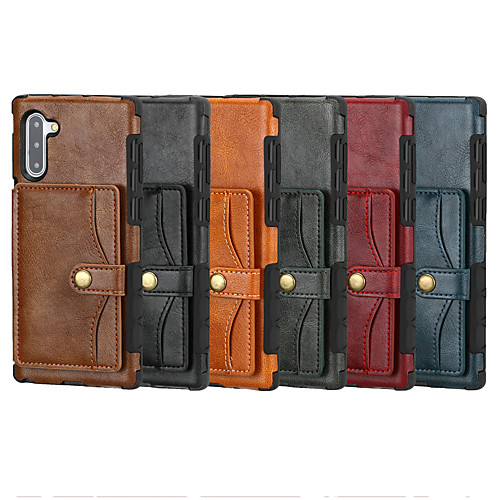Phone Case For Samsung Galaxy Back Cover Leather S20 S20 Plus S20 ultra S10 S10 Note 10 note10 Plus Card Holder Shockproof Dustproof Solid Color PU Leather
Phone Case For Samsung Galaxy Back Cover Leather S20 S20 Plus S20 ultra S10 S10 Note 10 note10 Plus Card Holder Shockproof Dustproof Solid Color PU Leather