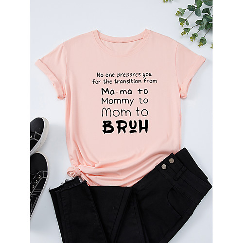 Women's T shirt Graphic Print Round Neck Tops 100% Cotton Basic Basic Top White Black Blue
Women's T shirt Graphic Print Round Neck Tops 100% Cotton Basic Basic Top White Black Blue
