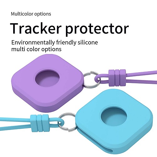 Silicone Case For Apple AirTags 2021 Portable Bluetooth Tracker Cover Anti-lost Anti-Scratch Lightweight Protective Cover with Strap for AirTages Key Finder Accessory
Silicone Case For Apple AirTags 2021 Portable Bluetooth Tracker Cover Anti-lost Anti-Scratch Lightweight Protective Cover with Strap for AirTages Key Finder Accessory