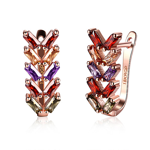 Women's Cubic Zirconia Earrings Geometrical Fashion Stylish Earrings Jewelry Rose Gold For Anniversary Birthday Party Evening Festival 1 Pair
Women's Cubic Zirconia Earrings Geometrical Fashion Stylish Earrings Jewelry Rose Gold For Anniversary Birthday Party Evening Festival 1 Pair