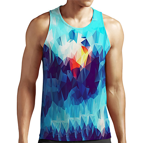 Men's Unisex Tank Top Undershirt Shirt 3D Print Graphic Prints Geometry Plus Size Print Sleeveless Casual Tops Basic Designer Big and Tall Round Neck Blue / Summer
Men's Unisex Tank Top Undershirt Shirt 3D Print Graphic Prints Geometry Plus Size Print Sleeveless Casual Tops Basic Designer Big and Tall Round Neck Blue / Summer