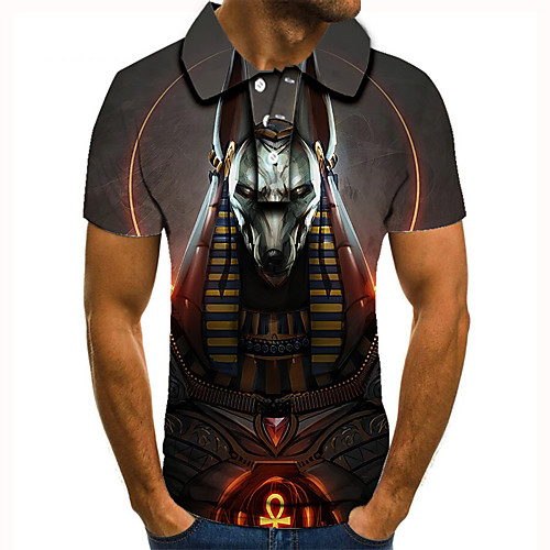 Men's Golf Shirt Tennis Shirt 3D Print Graphic Prints Monster Egypt series Button-Down Short Sleeve Street Tops Casual Fashion Cool Dark Gray / Sports
Men's Golf Shirt Tennis Shirt 3D Print Graphic Prints Monster Egypt series Button-Down Short Sleeve Street Tops Casual Fashion Cool Dark Gray / Sports