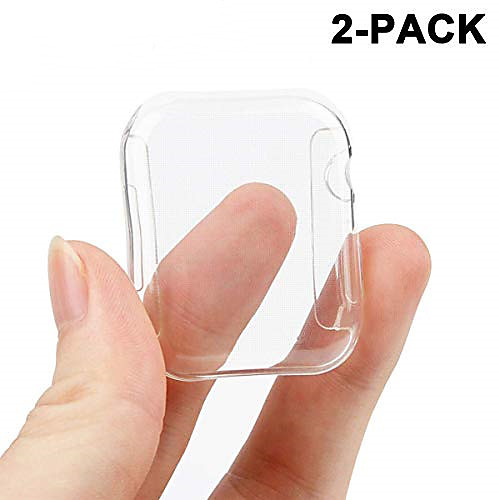 2 pack Case for apple watch series Smartwatch for IWatch Series 6 SE 5 4 3 2 1 44/42/40/38mm cover transparent tpu clear ultra thin slim all-around protective case (2 transparen)
2 pack Case for apple watch series Smartwatch for IWatch Series 6 SE 5 4 3 2 1 44/42/40/38mm cover transparent tpu clear ultra thin slim all-around protective case (2 transparen)