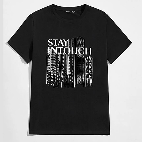 Men's Unisex Tee T shirt Hot Stamping Text Graphic Prints Plus Size Print Short Sleeve Casual Tops 100% Cotton Basic Designer Big and Tall Black
Men's Unisex Tee T shirt Hot Stamping Text Graphic Prints Plus Size Print Short Sleeve Casual Tops 100% Cotton Basic Designer Big and Tall Black