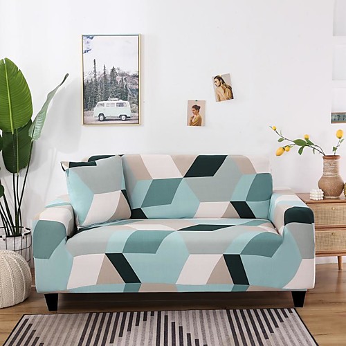 Light Blue Rhombus Print Dustproof All-powerful Stretch Sofa Cover Super Soft Fabric with One Free Boster Case
Light Blue Rhombus Print Dustproof All-powerful Stretch Sofa Cover Super Soft Fabric with One Free Boster Case