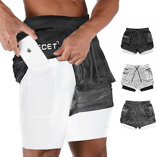 Men's 2 in 1 Running Shorts Athleisure Bottoms with Phone Pocket Towel Loop Fitness Gym Workout Performance Running Training Breathable Quick Dry Soft Normal Sport White Black Grey / Micro-elastic
Men's 2 in 1 Running Shorts Athleisure Bottoms with Phone Pocket Towel Loop Fitness Gym Workout Performance Running Training Breathable Quick Dry Soft Normal Sport White Black Grey / Micro-elastic