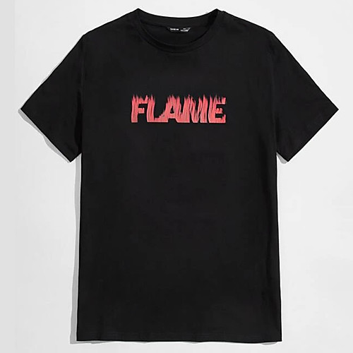 Men's Unisex Tee T shirt Hot Stamping Text Graphic Prints Plus Size Print Short Sleeve Casual Tops 100% Cotton Basic Designer Big and Tall Black
Men's Unisex Tee T shirt Hot Stamping Text Graphic Prints Plus Size Print Short Sleeve Casual Tops 100% Cotton Basic Designer Big and Tall Black