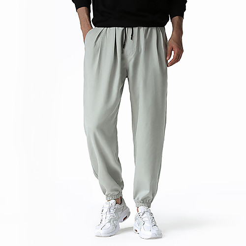 Men's Casual / Sporty Chino Outdoor Sports Loose Casual Daily Harem Loose Pants Bloomers Pants Solid Colored Full Length Sporty Black Orange Green Light gray / Drawstring
Men's Casual / Sporty Chino Outdoor Sports Loose Casual Daily Harem Loose Pants Bloomers Pants Solid Colored Full Length Sporty Black Orange Green Light gray / Drawstring