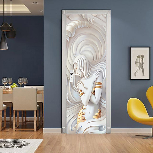 2pcs Self-adhesive Sculpture Beauty Creative Door Stickers Living Room Decoration Home Waterproof Wall Stickers
2pcs Self-adhesive Sculpture Beauty Creative Door Stickers Living Room Decoration Home Waterproof Wall Stickers