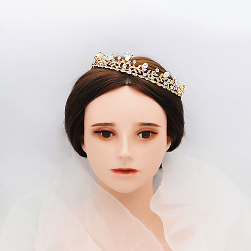 Wedding Bridal Rhinestone / Alloy Headpiece with Crystals / Rhinestones 1 Piece Wedding / Special Occasion Headpiece
Wedding Bridal Rhinestone / Alloy Headpiece with Crystals / Rhinestones 1 Piece Wedding / Special Occasion Headpiece