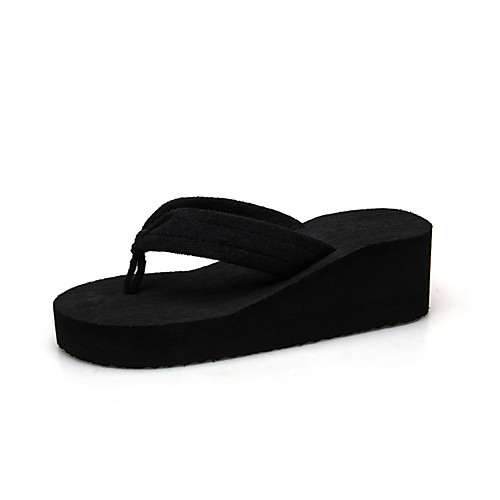 Women's Sandals Wedge Heel EVA(ethylene-vinyl acetate copolymer) Solid Colored Black Pink Green
Women's Sandals Wedge Heel EVA(ethylene-vinyl acetate copolymer) Solid Colored Black Pink Green