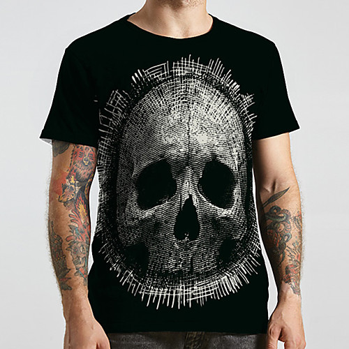 Men's Unisex Tee T shirt 3D Print Graphic Prints Skull Plus Size Print Short Sleeve Casual Tops Fashion Designer Big and Tall Black
Men's Unisex Tee T shirt 3D Print Graphic Prints Skull Plus Size Print Short Sleeve Casual Tops Fashion Designer Big and Tall Black