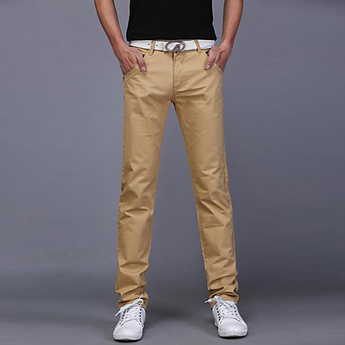 Men's Classic Style Basic Breathable Outdoor Casual Daily Pants Chinos Pants Solid Color Full Length Classic Pocket Black Blue Wine Army Green Khaki
Men's Classic Style Basic Breathable Outdoor Casual Daily Pants Chinos Pants Solid Color Full Length Classic Pocket Black Blue Wine Army Green Khaki