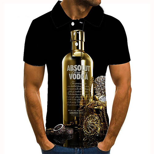 Men's Golf Shirt Tennis Shirt 3D Print Graphic Prints Beer Button-Down Short Sleeve Street Tops Casual Fashion Cool Black / Sports
Men's Golf Shirt Tennis Shirt 3D Print Graphic Prints Beer Button-Down Short Sleeve Street Tops Casual Fashion Cool Black / Sports