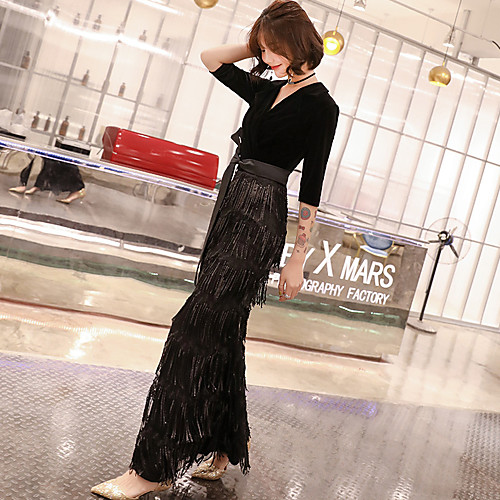 temperament evening dress female 2020 autumn new banquet black long-sleeved sequined fishtail is thin annual meeting ladies long
temperament evening dress female 2020 autumn new banquet black long-sleeved sequined fishtail is thin annual meeting ladies long