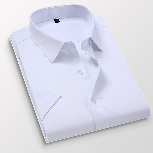 Men's Shirt non-printing Solid Colored Solid Color Short Sleeve Daily Tops Business Basic Light Pink White Black
Men's Shirt non-printing Solid Colored Solid Color Short Sleeve Daily Tops Business Basic Light Pink White Black