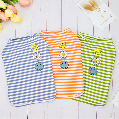 Dog Cat Vest Stripes Patterned Leisure Stripes Dailywear Casual / Daily Dog Clothes Puppy Clothes Dog Outfits Breathable Blue Orange Green Costume for Girl and Boy Dog Padded Fabric S M L XL XXL
Dog Cat Vest Stripes Patterned Leisure Stripes Dailywear Casual / Daily Dog Clothes Puppy Clothes Dog Outfits Breathable Blue Orange Green Costume for Girl and Boy Dog Padded Fabric S M L XL XXL