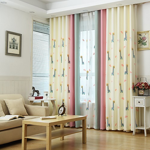Two Panel Children's Room Cartoon Stitching Style Giraffe Embroidery Curtains Living Room Bedroom Dining Room Curtains
Two Panel Children's Room Cartoon Stitching Style Giraffe Embroidery Curtains Living Room Bedroom Dining Room Curtains