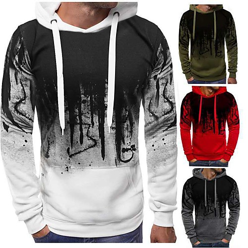 Men's Plus Size Pullover Hoodie Sweatshirt Gradient Solid Color Print Hooded Daily Fitness Hot Stamping Sportswear Basic Hoodies Sweatshirts Long Sleeve Army Green Gray White
Men's Plus Size Pullover Hoodie Sweatshirt Gradient Solid Color Print Hooded Daily Fitness Hot Stamping Sportswear Basic Hoodies Sweatshirts Long Sleeve Army Green Gray White
