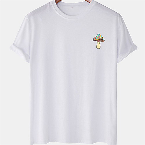 Men's Unisex Tee T shirt Hot Stamping Mushroom Plus Size Short Sleeve Casual Tops 100% Cotton Basic Designer Big and Tall White Black Yellow
Men's Unisex Tee T shirt Hot Stamping Mushroom Plus Size Short Sleeve Casual Tops 100% Cotton Basic Designer Big and Tall White Black Yellow