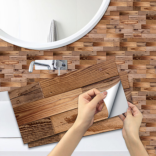 Imitation Wood Grain Ceramic Tile Kitchen Bathroom Self-adhesive Paper Waterproof And Oil-proof Brown Wood Grain Sheet Self-adhesive Decorative Wall Sticker
Imitation Wood Grain Ceramic Tile Kitchen Bathroom Self-adhesive Paper Waterproof And Oil-proof Brown Wood Grain Sheet Self-adhesive Decorative Wall Sticker