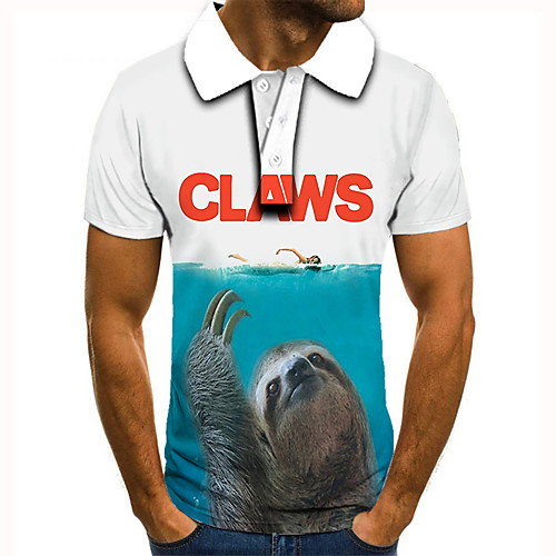 Men's Golf Shirt Tennis Shirt 3D Print Graphic Prints Kise Animal Button-Down Short Sleeve Street Tops Casual Fashion Cool Blue / Sports
Men's Golf Shirt Tennis Shirt 3D Print Graphic Prints Kise Animal Button-Down Short Sleeve Street Tops Casual Fashion Cool Blue / Sports