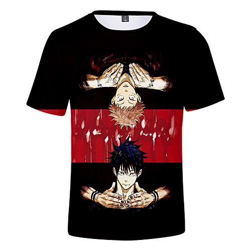 Inspired by Jujutsu Kaisen Yuji Itadori Cosplay Costume T-shirt Terylene 3D Printing T-shirt For Women's / Men's
Inspired by Jujutsu Kaisen Yuji Itadori Cosplay Costume T-shirt Terylene 3D Printing T-shirt For Women's / Men's