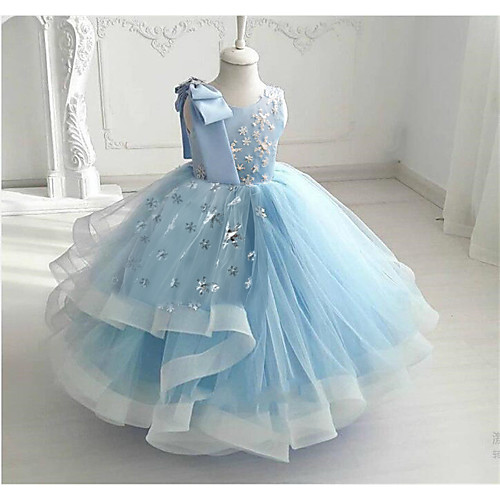Princess Floor Length Flower Girl Dresses Party Tulle Sleeveless Jewel Neck with Bow(s)
Princess Floor Length Flower Girl Dresses Party Tulle Sleeveless Jewel Neck with Bow(s)