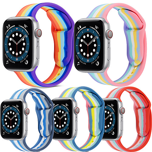 Smart Watch Band for Apple iWatch 1 pcs Sport Band Printed Bracelet Silicone Replacement Wrist Strap for Apple Watch Series SE / 6/5/4/3/2/1
Smart Watch Band for Apple iWatch 1 pcs Sport Band Printed Bracelet Silicone Replacement Wrist Strap for Apple Watch Series SE / 6/5/4/3/2/1