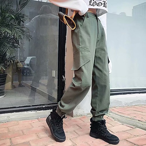 Women's Casual / Sporty Streetwear Comfort Casual Daily Tactical Cargo Pants Plain Full Length Classic Pocket Black Gray
Women's Casual / Sporty Streetwear Comfort Casual Daily Tactical Cargo Pants Plain Full Length Classic Pocket Black Gray